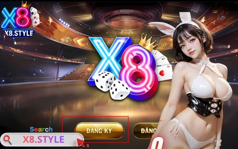 Đăng ký tài khoản cổng game X8, giao diện dễ sử dụng